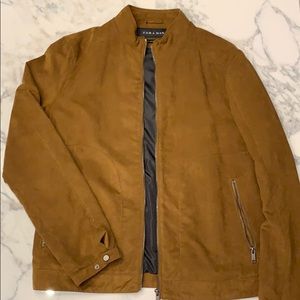 Zara faux suede bomber